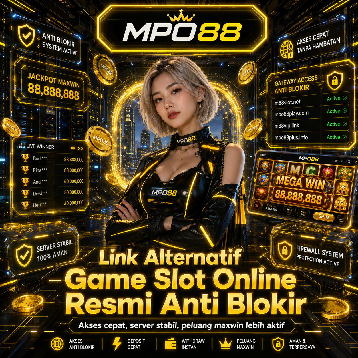 MPO88 : Link Alternatif Game Slot Online Resmi Anti Blokir